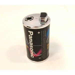 Collectible Novelty Panasonic Battery Refillable Lighter vintage